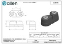 Taquet Cam Cleat, Allenite