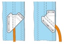 Clamcleat Sail Line 2-6mm avec plaque