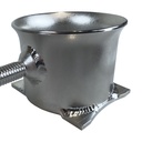 Plaque avec cuvette pour pied de mât ajustable - version Racing