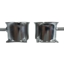 Plaque avec cuvette pour pied de mât ajustable - version Racing
