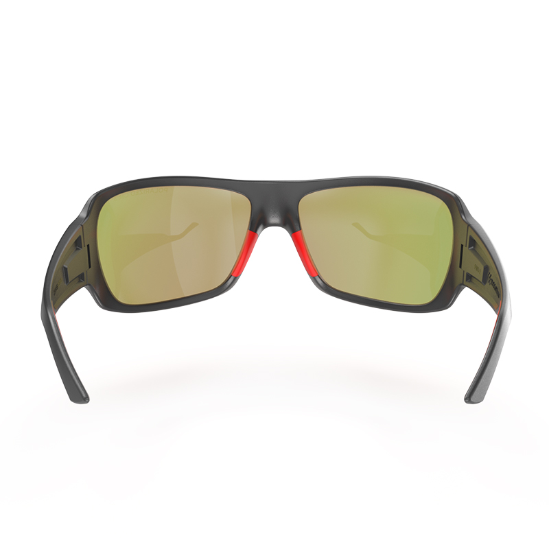 Lunettes polarisées WipSun L, noir-rouge