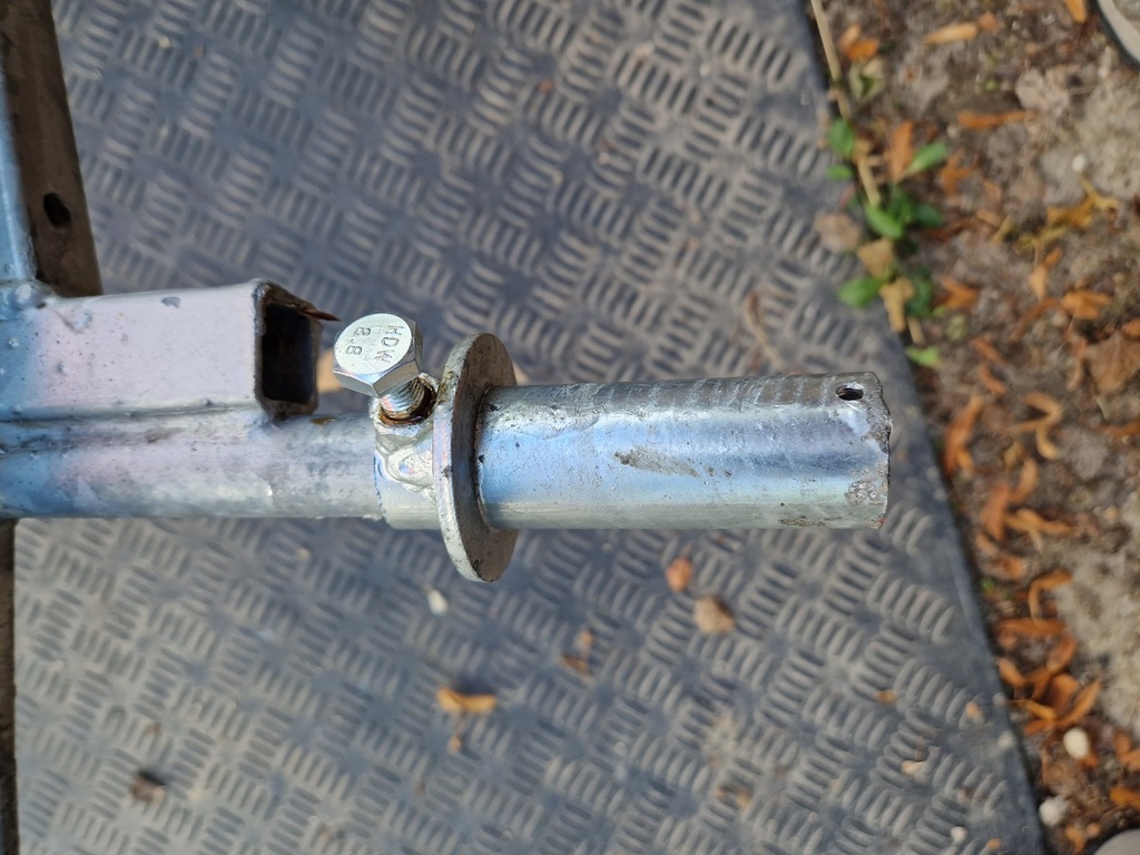 Rallonge d'axe pour chariot de mise à l'eau, la paire