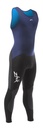 Long John neoprene microfleece V navy foncé