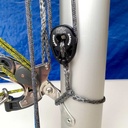 Loop avec poulie Harken pour cunningham et base de grand-voile pour Laser/ILCA