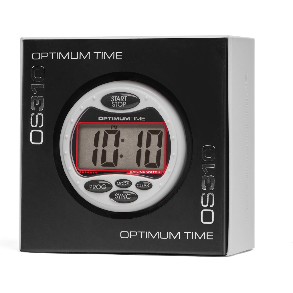 Montre de régate Optimum, série 3, blanc