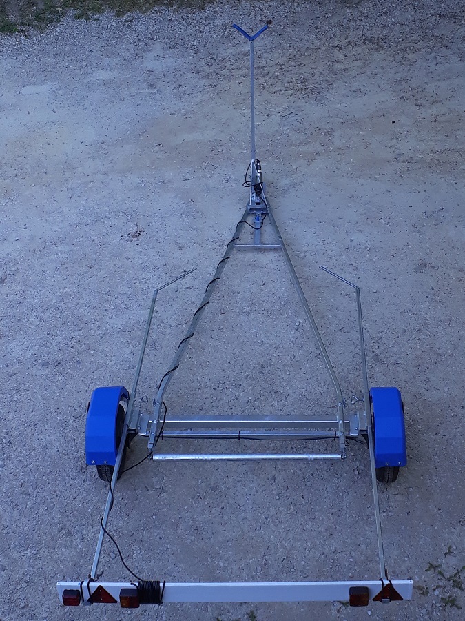Remorque de route "Road Base" Mersea Trailer, roues 10", 275-250