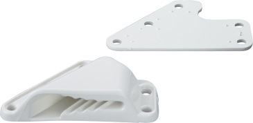 Clamcleat Sail cleats for sails, nylon, ropes 2-6mm with plate