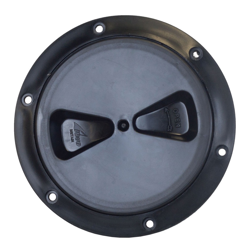 [EX1237] Inspektionsluken Ø 100mm mit Gummidichtung, schwarz (Sailqube, WWS)