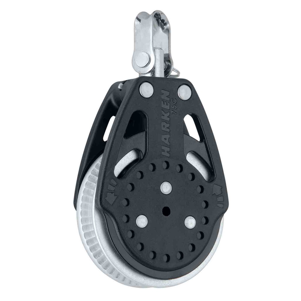 [HK2177] Poulie Carbo 75 mm Ratchamatic 2 x Grip