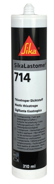 SikaLastomer®-714, 300 ml Kartusche, schwarz