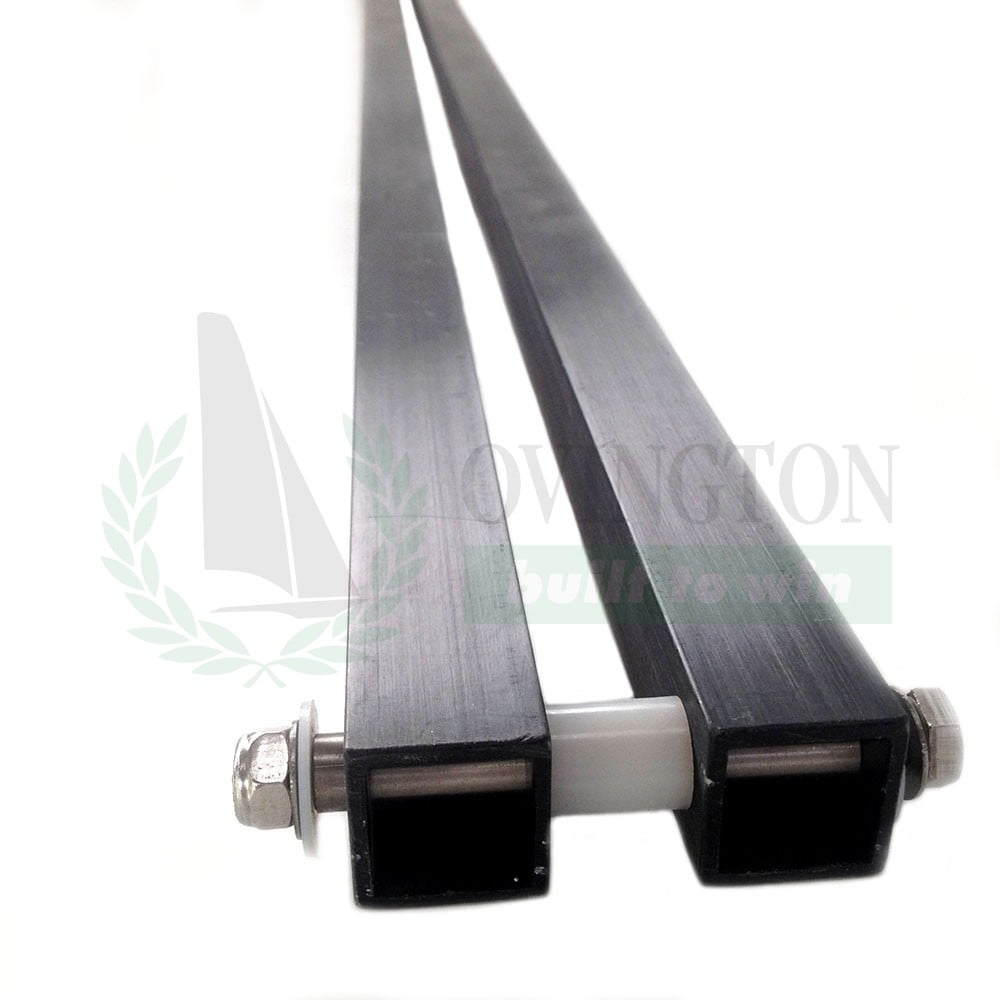 49er Vang Arms - Pair - Including Stainless Bushes & Bolts