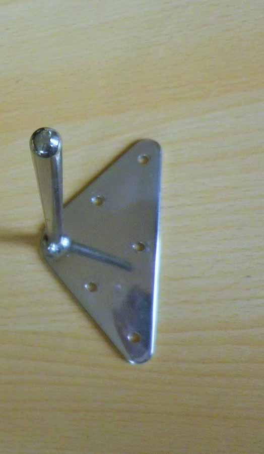 49er rudder pintle one piece (old)