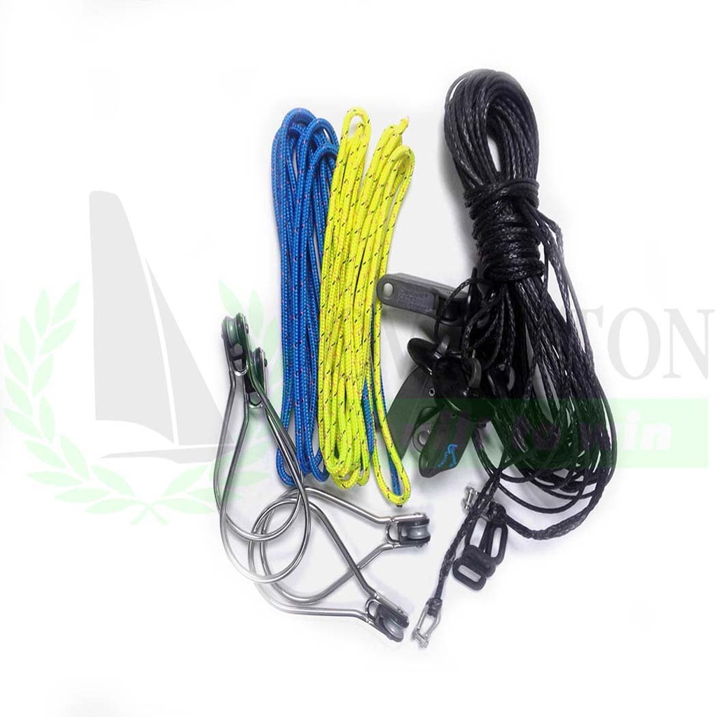 49er Trapeze rope lines complete - 2 pairs