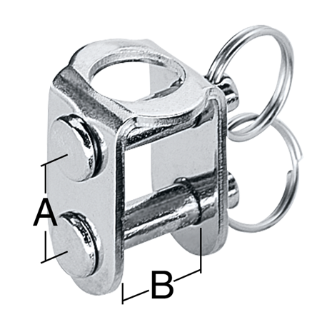 U-Adaptor stainless steel 5mm