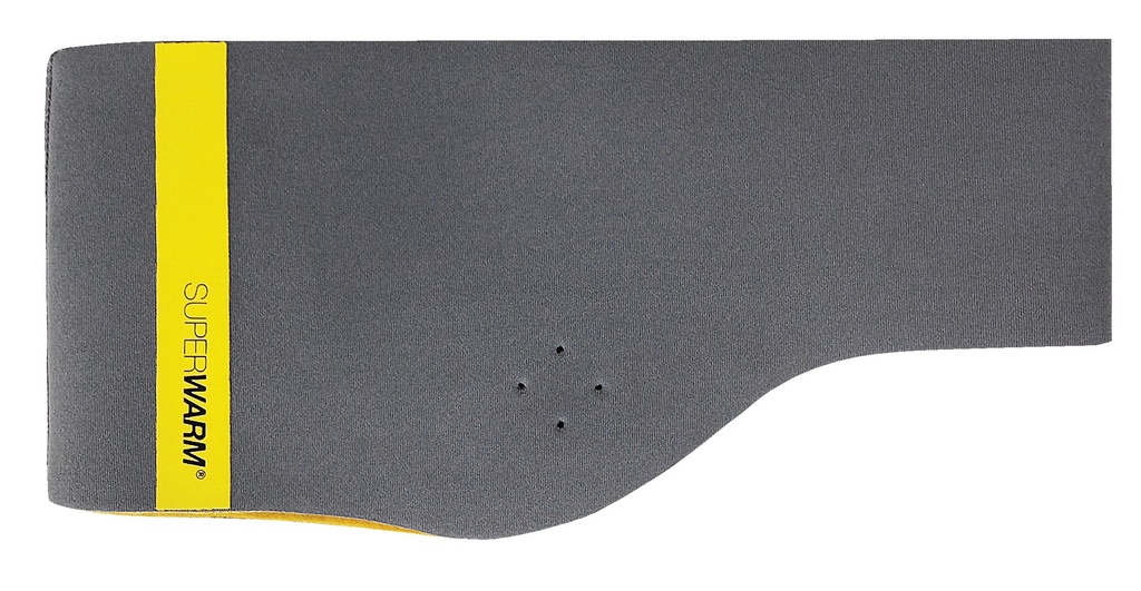 [ZK-ZHEADBAND-1100-GY-O/S] Neoprenband grau/geld