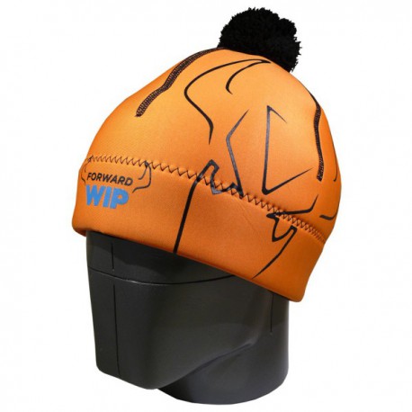 [F VETBONEO10A-00248] Mütze Neopren schwarz/orange