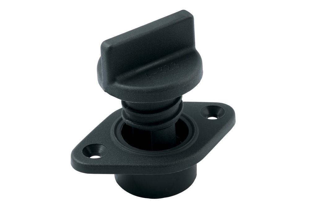 Ablassverschraubung mit Schraubverschluss 24mm grau