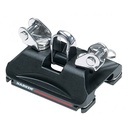 Car CB low-load pivoting shackle control tangs with swivel ears
