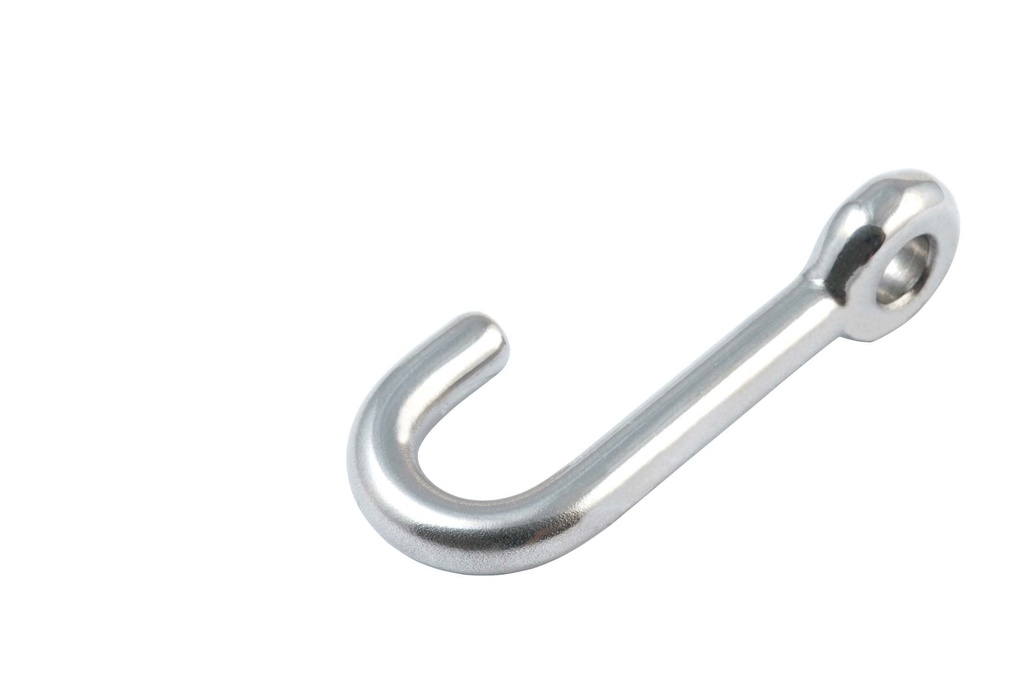 Hook forged twisted stainless steel 5mm