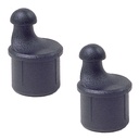 Spike ends for 27mm sprit, pair
