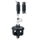 Fockroller Bausatz hoistable mit Fallwirbel hochfesten Kugeln - 4mm