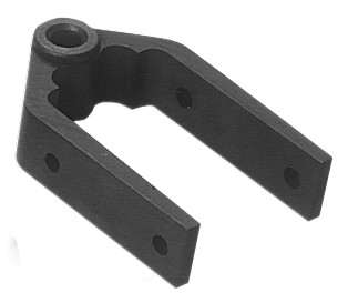Ruderbeschlag mit Loch - oben 54x63mm