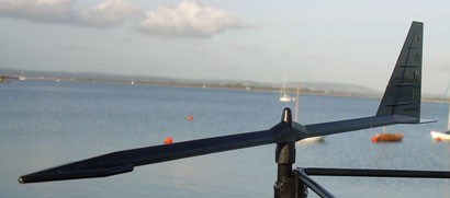 Wind vane boom Hawk
