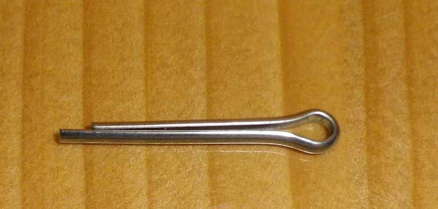 Gespalt.Stift 2.5x20 Ruderbol