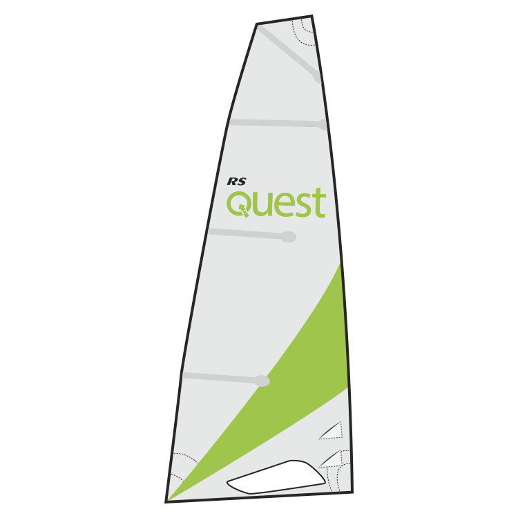 Grosssegel Dacron für RS Quest