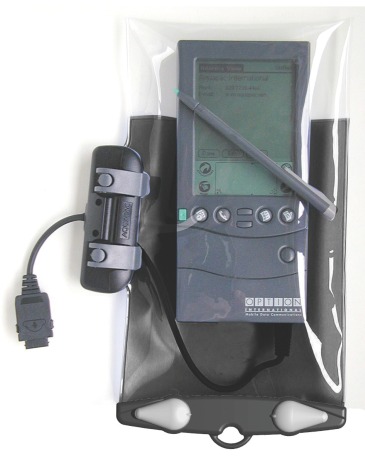 Wasserdichte Schutzhülle Aquapac für angeschlossene Geräte