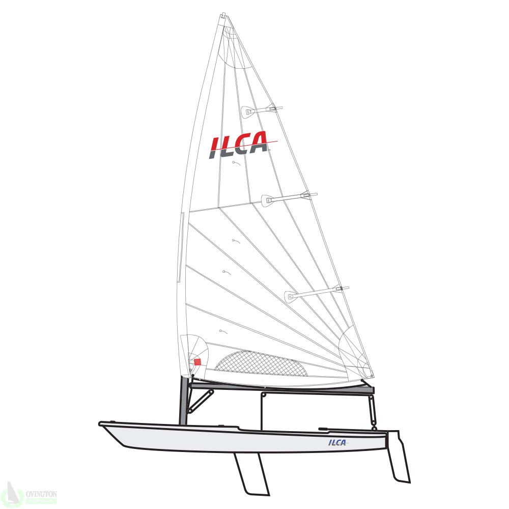 ILCA 7, bateau complet avec haut de mât composite