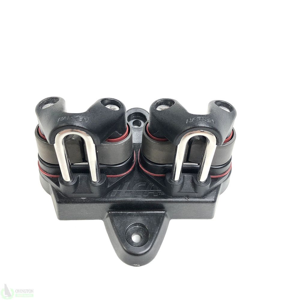 ILCA XD cleat plate with Harken blocks