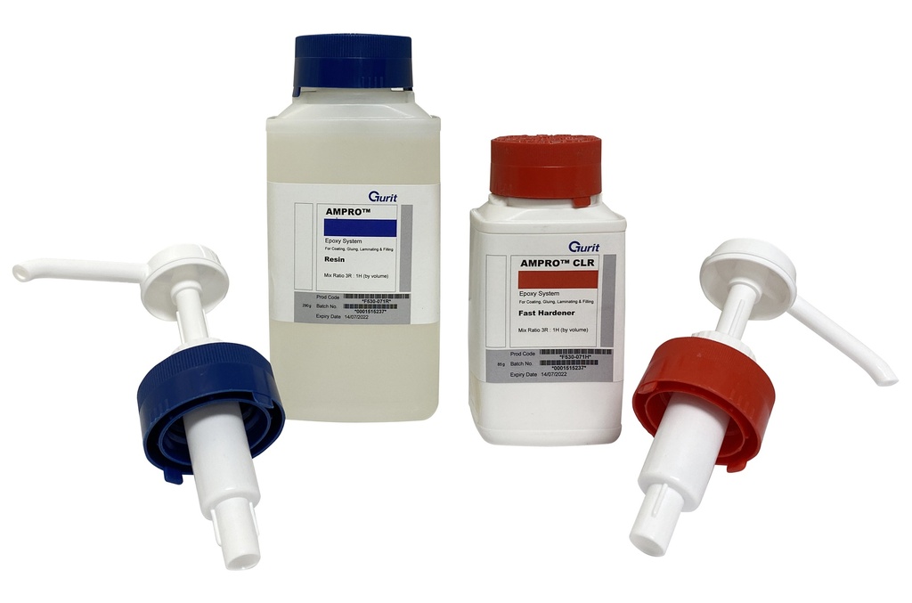 Handipack resin kit with hardener and pumps 250/125ml