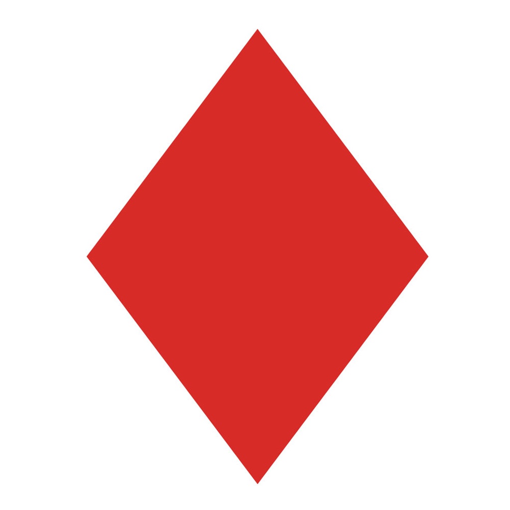 [EX1421] Red rhombus