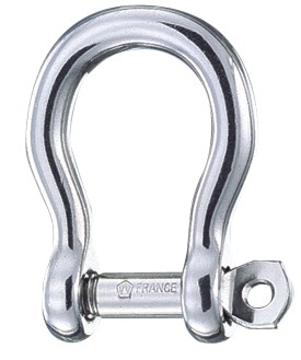 Shackle bow captive pin stainless steel 4mm
