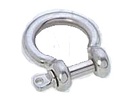 Bugschäkel aus rostfreiem Stahl rund 4mm - 14mm