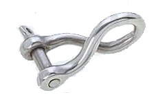 Shackle twisted 5mm - 27mm