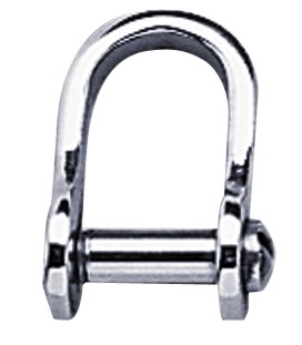 Shackle slotted pin stain steel round 6mm
