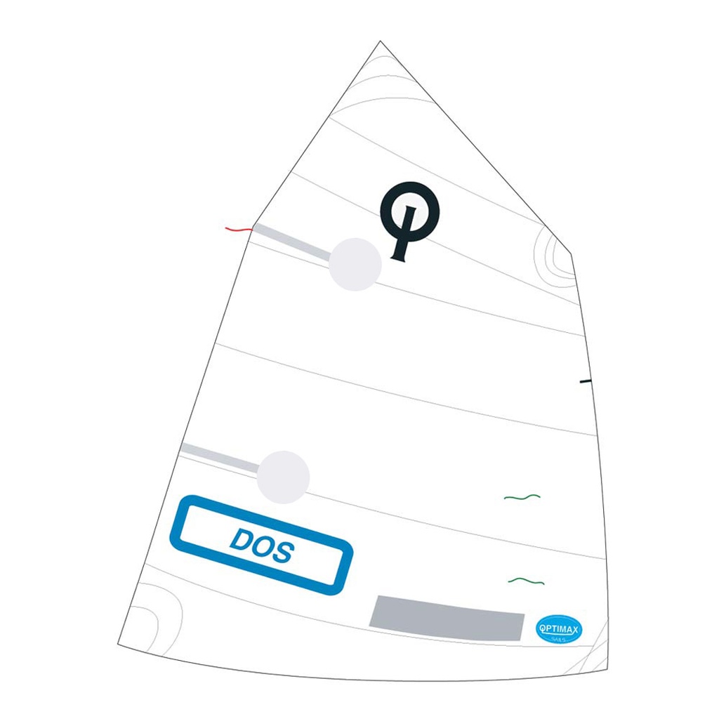 [OX58] Optimax Racing sail Duo (over de 45kg )
