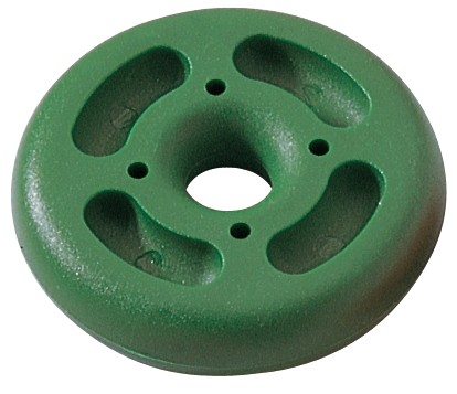 Trapeze handle disk green Ø 60 hole 12mm