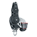 Block einfach Carbo Violin mit Wirbelschäkel, Bügel und Klemme 57mm