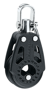 Block single Carbo with swivel 29mm