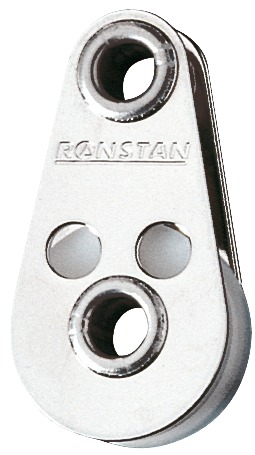 Block single Mini, tube rivet 19mm