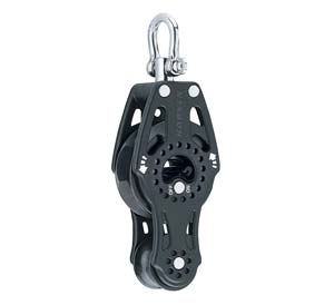 [HK2673] Block einfach Carbo Rätsch Violin mit Wirbelschäkel 57mm