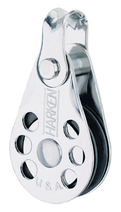 Block single wire with shackle (high load) 25mm
