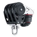 Block triple Carbo with swivel and cleat 57mm