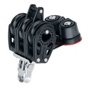 Block Carbo triple with swivel, becket and cam cleat 29mm