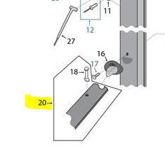 RS21 Spreader bracket assembly (Pair)