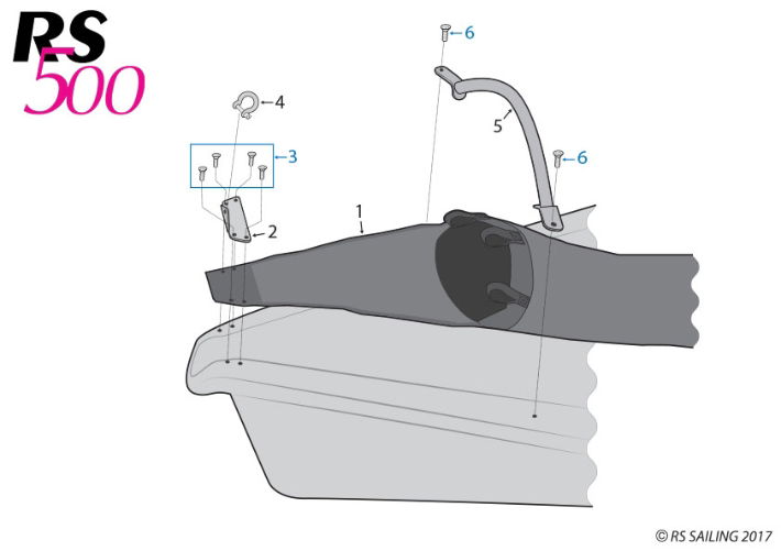 RS500 Spinnaker Sock Mk1 (Before April 2019)