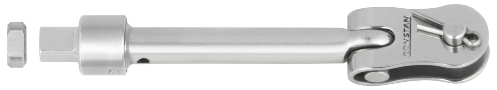 Wantenspanner zum Abpressen artikuliert mit Gelenkgabel UNF ø 1/4" aus rostfreiem Stahl